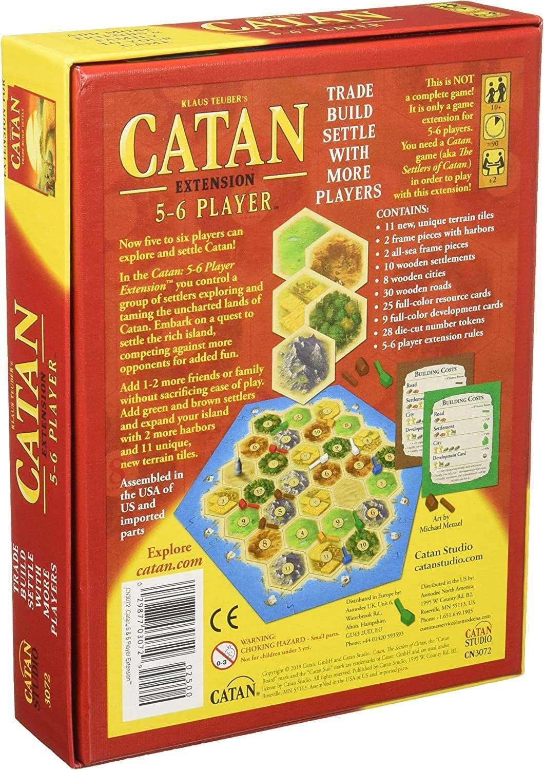 CATAN 5 & 6 Player Exp (2015 Refresh)